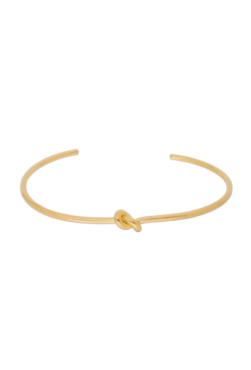BRACELETE DE NÓ NO OURO PM088-O