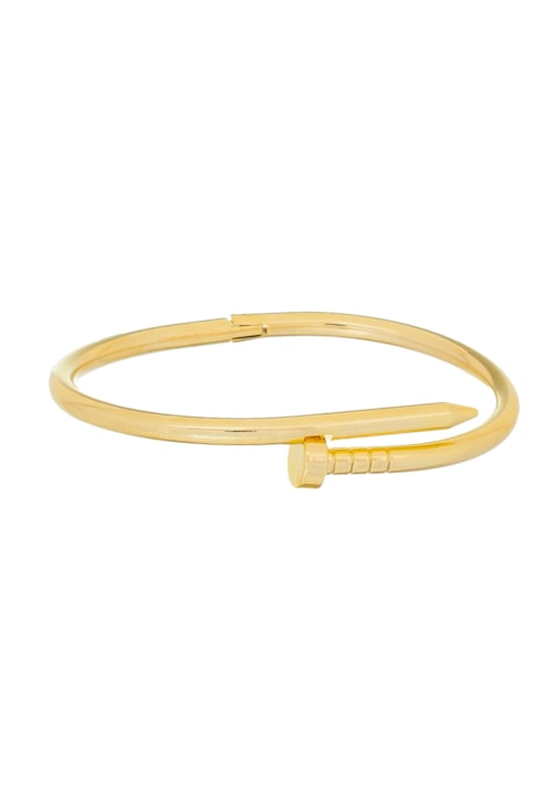 BRACELETE DE PREGO NO OURO INSPIRAÇÃO PM055-O