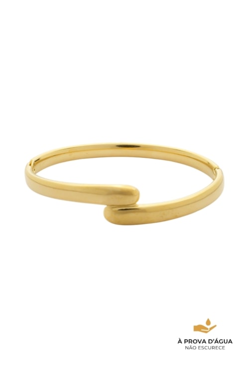 BRACELETE DUPLO AÇO INOX DOURADO PM612-AD