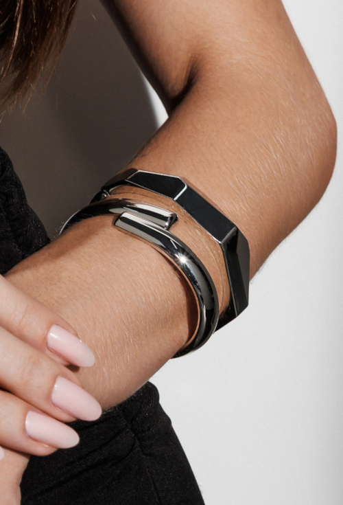 BRACELETE DUPLO LISO NO RÓDIO PM608-R