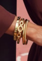 BRACELETE ELOS ORGÂNICOS AÇO INOX POLIDO PM611-A