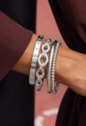 BRACELETE ELOS ORGÂNICOS AÇO INOX POLIDO PM611-A