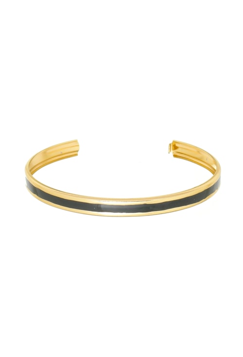 BRACELETE ESMALTADO PRETO PM147-O