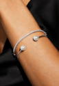BRACELETE FINO CRAVEJADO BANHADO A RÓDIO PM645-R
