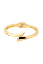 BRACELETE GEOMÉTRICO LISO BANHADO A OURO PM622-O