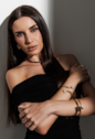 BRACELETE GEOMÉTRICO LISO BANHADO A OURO PM625-O