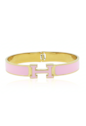 BRACELETE H AÇO INOX DOURADO ROSA PM544-AD