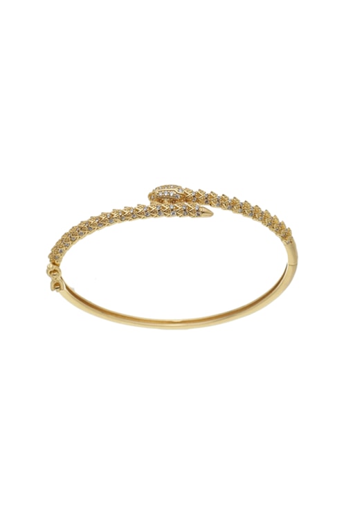 BRACELETE INSPIRAÇÃO COBRA CRAVEJADO PM198-O BRACELETE INSPIRAÇÃO COBRA CRAVEJADO PM198-O