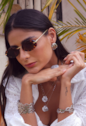 BRACELETE INSPIRAÇÃO COM ELOS EM AÇO INOX PM504-A
