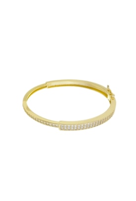 Produto BRACELETE INSPIRAÇÃO CRAVEJADO NO OURO PM318-O