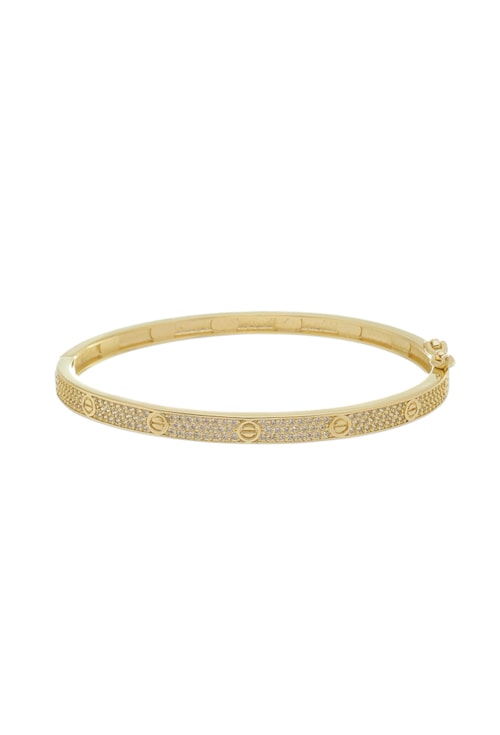 BRACELETE INSPIRAÇÃO DE LUXO CRAVEJADO CRISTAL PM177-O BRACELETE INSPIRAÇÃO DE LUXO CRAVEJADO CRISTAL PM177-O