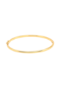 BRACELETE LISO 3MM BANHADO A OURO 18K PM616-O