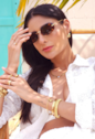 BRACELETE LISO 4MM EM AÇO INOX DOURADO PM505-AD