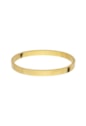 BRACELETE LISO 6MM EM AÇO INOX DOURADO PM511-AD
