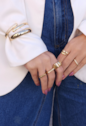 BRACELETE LISO ABAULADO NO OURO PM452-O