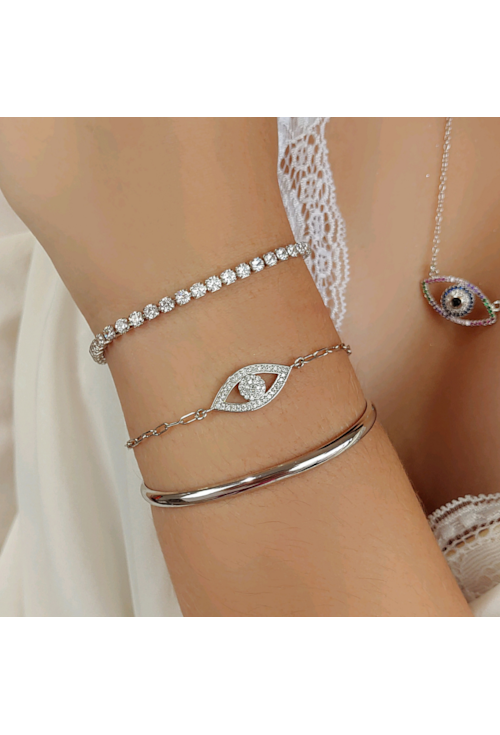 BRACELETE LISO ABAULADO NO RÓDIO PM085-R