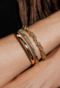 BRACELETE LISO BANHADO A OURO PM631-O