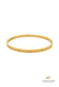 BRACELETE LISO COM DETALHE EM AÇO DOURADO PM577-AD