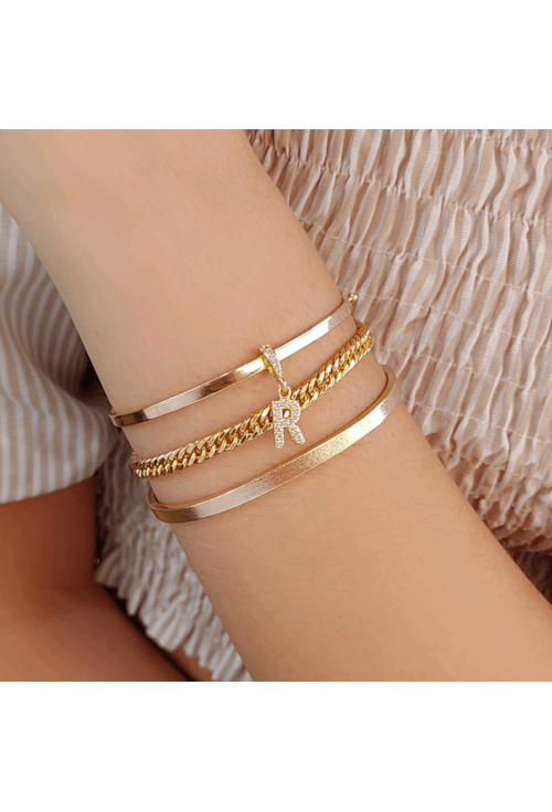 BRACELETE LISO COM FECHO LATERAL PM101-O