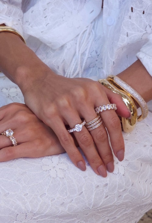 BRACELETE LUXO CRAVEJADO COM PEDRA CRISTAL DOURADO PM527-O