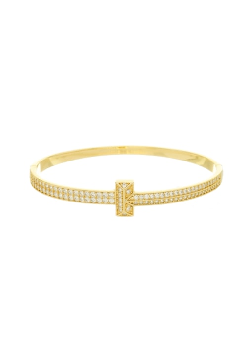 BRACELETE LUXO CRAVEJADO NO OURO PM416-O BRACELETE LUXO CRAVEJADO NO OURO PM416-O