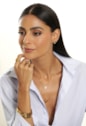 BRACELETE LUXO INSPIRAÇÃO AÇO INOX DOURADO PM460-AD