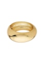 BRACELETE MAXIMALISTA LISO ABAULADO EM OURO PM485-O