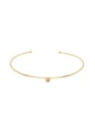 BRACELETE MINIMALISTA COM PEDRA REDONDA TANZANITA PM331-O