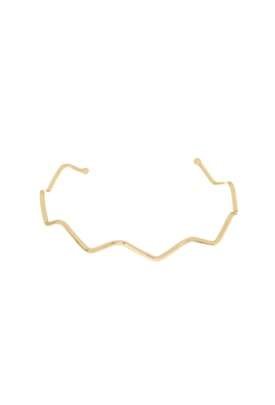 Produto BRACELETE MINIMALISTA EM ZIG ZAG NO OURO PM387-O