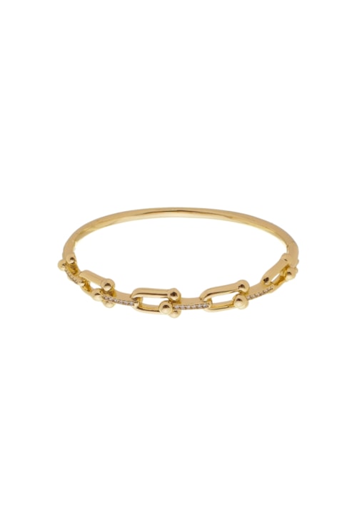 BRACELETE MODERNO DE ELOS CRAVEJADO PM255-O