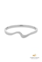 BRACELETE ONDULADO AÇO INOX POLIDO PM613-A