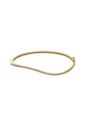 BRACELETE ONDULADO CRAVEJADO OURO PM474-O