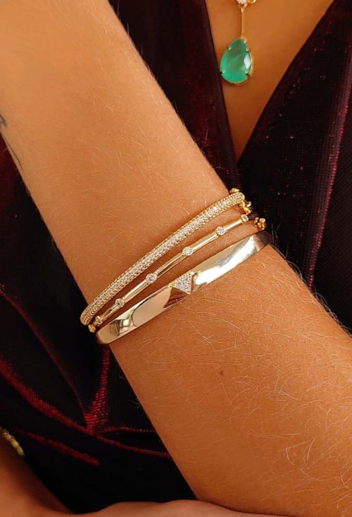 BRACELETE PONTOS DE LUZ CRISTAL PM182-O