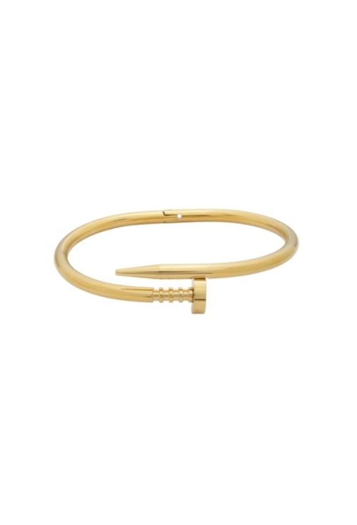 BRACELETE PREGO EM AÇO INOX DOURADO PM525-AD
