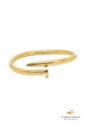 BRACELETE PREGO EM AÇO INOX DOURADO PM537-AD