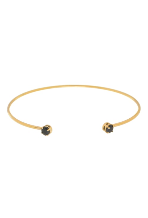 BRACELETE SLIM COM PONTOS DE LUZ ÔNIX PM133-O