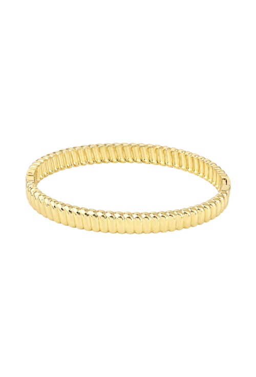 BRACELETE TEXTURIZADO BANHADO A OURO PM630-O