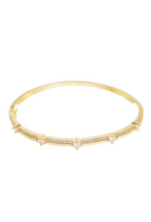 BRACELETE TEXTURIZADO CRAVEJADO NO OURO PM303-O BRACELETE TEXTURIZADO CRAVEJADO NO OURO PM303-O