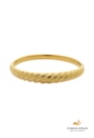 BRACELETE TORCIDO AÇO INOX DOURADO PM610-AD