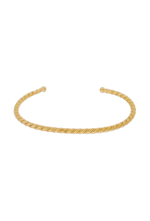 BRACELETE TORCIDO NO OURO PM083-O