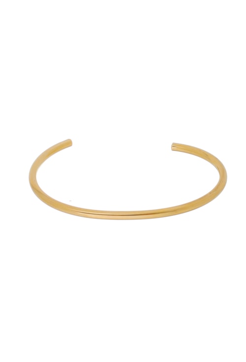 BRACELETE TUBO LISO NO OURO PM086-O