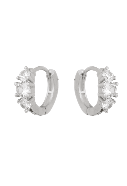 BRINCO ARGOLA CLICK COM ZIRCONIAS NO RÓDIO BM619-R BRINCO ARGOLA CLICK COM ZIRCONIAS NO RÓDIO BM619-R