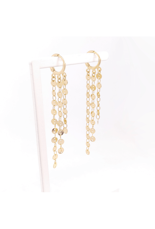 BRINCO ARGOLA COM MINI MEDALHAS BM434-O