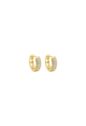 BRINCO ARGOLA CRAVEJADA BANHADA A OURO BM2303-O