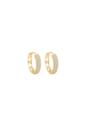 BRINCO ARGOLA CRAVEJADA BANHADO A OURO 18K BM2290-O
