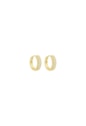 BRINCO ARGOLA CRAVEJADA BANHADO A OURO BM2236-O