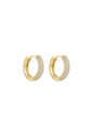BRINCO ARGOLA CRAVEJADA BANHADO A OURO BM2258-O