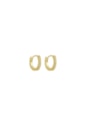 BRINCO ARGOLA CRAVEJADA BANHADO A OURO BM2261-O
