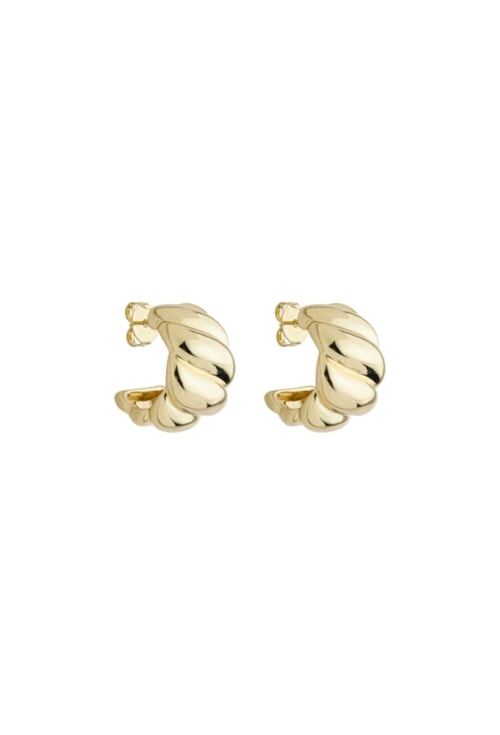 BRINCO ARGOLA CROISSANT EM OURO BM2051-O
