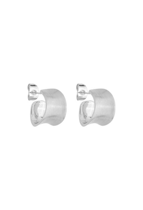 BRINCO ARGOLA FOSCA ORGÂNICA NO RÓDIO BM2057-P